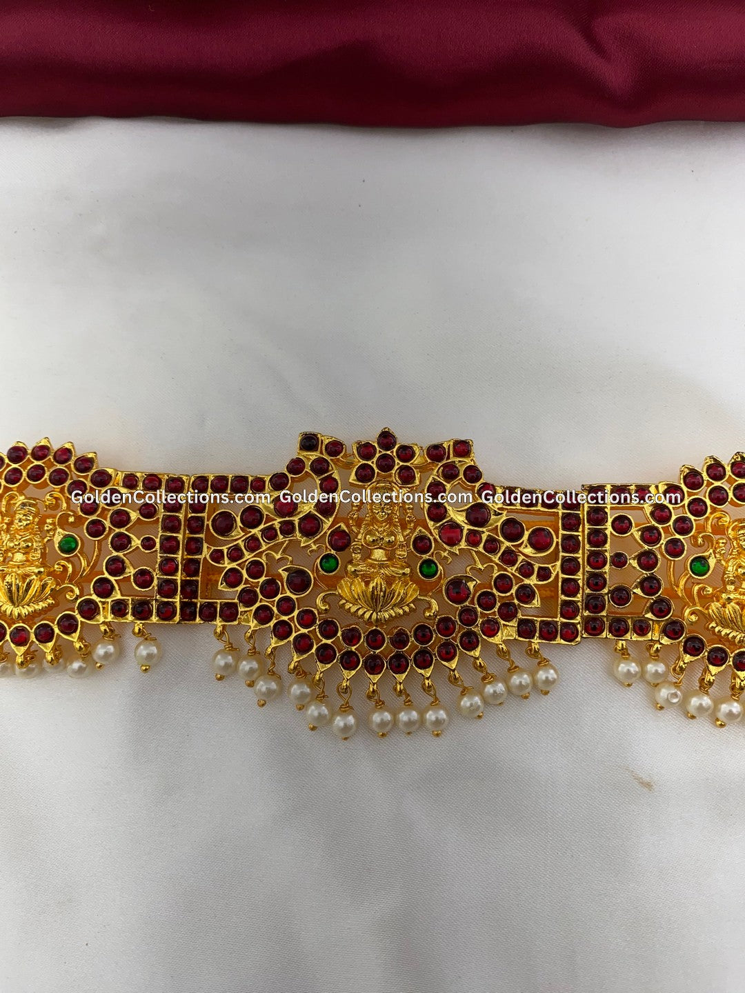 Bharatanatyam Jewellery Waist Belt - GoldenCollections BWB-008 2