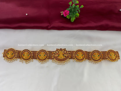 Bharatanatyam Jewellery Waist Belt - GoldenCollections BWB-008