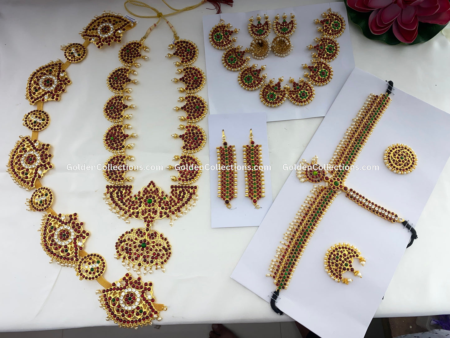 Bharatanatyam Traditional Dance Jewelry by GoldenCollections BDS-021 2