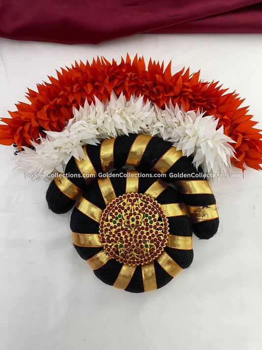 Bharatanatyam hair ornaments online store - GoldenCollections