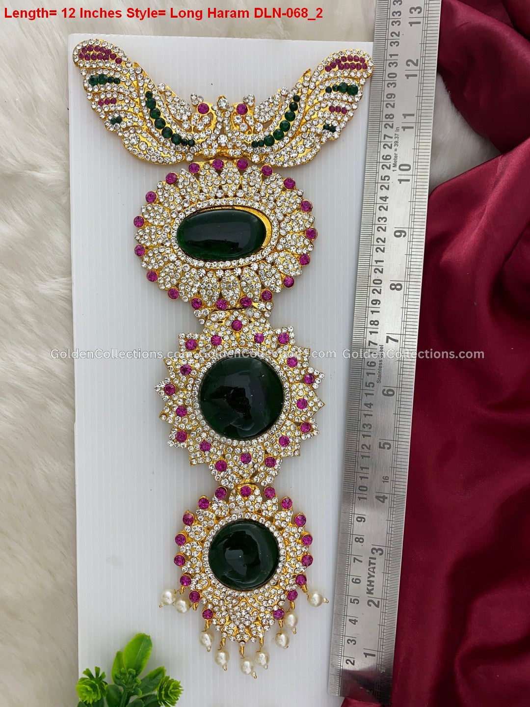 Buy Deity Ornaments Online - Amman Long Necklace DLN-068 2