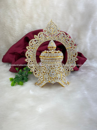 Buy Divine Hindu Deity Mukut Kireedam Crown Online - DGC-0163