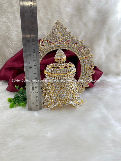 Buy Divine Hindu Deity Mukut Kireedam Crown Online - DGC-0163 2
