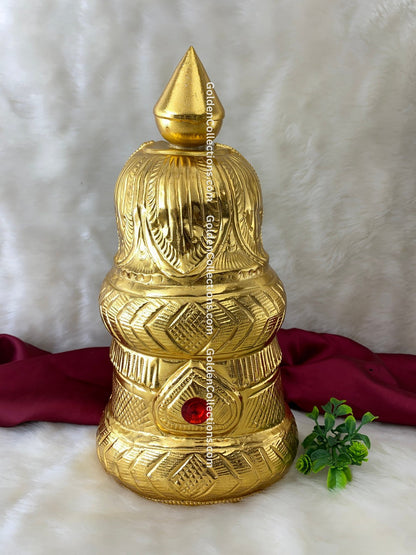 Buy Sacred Amman Kireedam Crown Set - Gold Plated - DGC-221