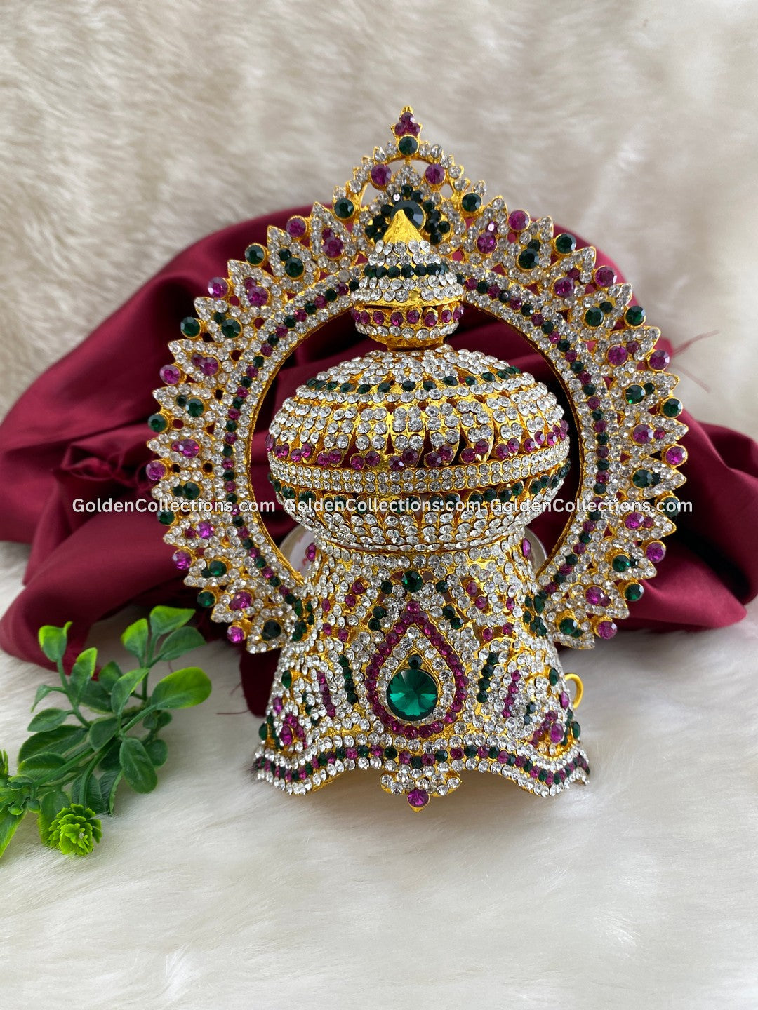 Buy Traditional Indian God Goddess Mukut Kireedam - DGC-0188
