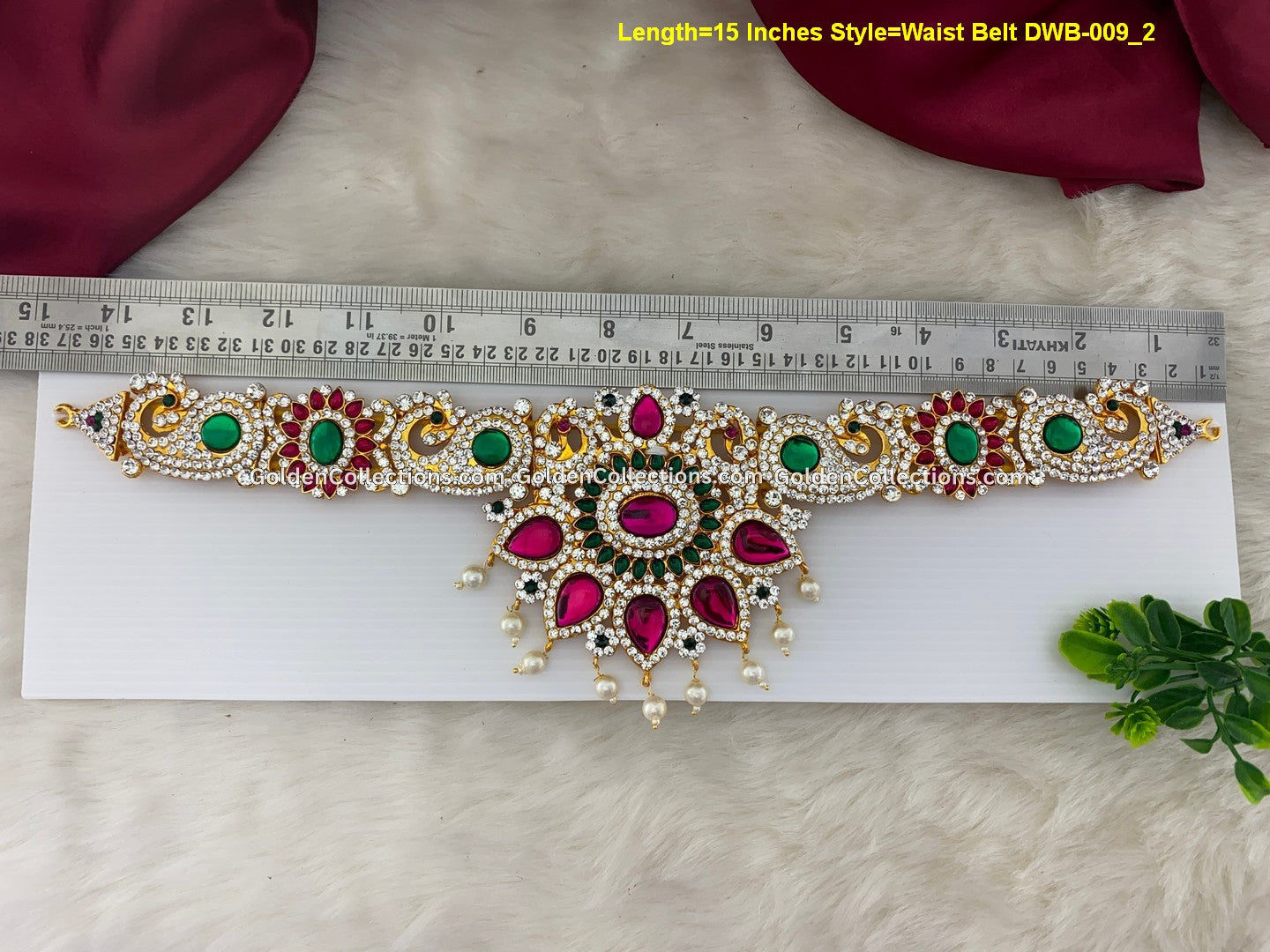 Decorative Waist Belt for Religious Idols-Graceful Adornments - DWB-009 2