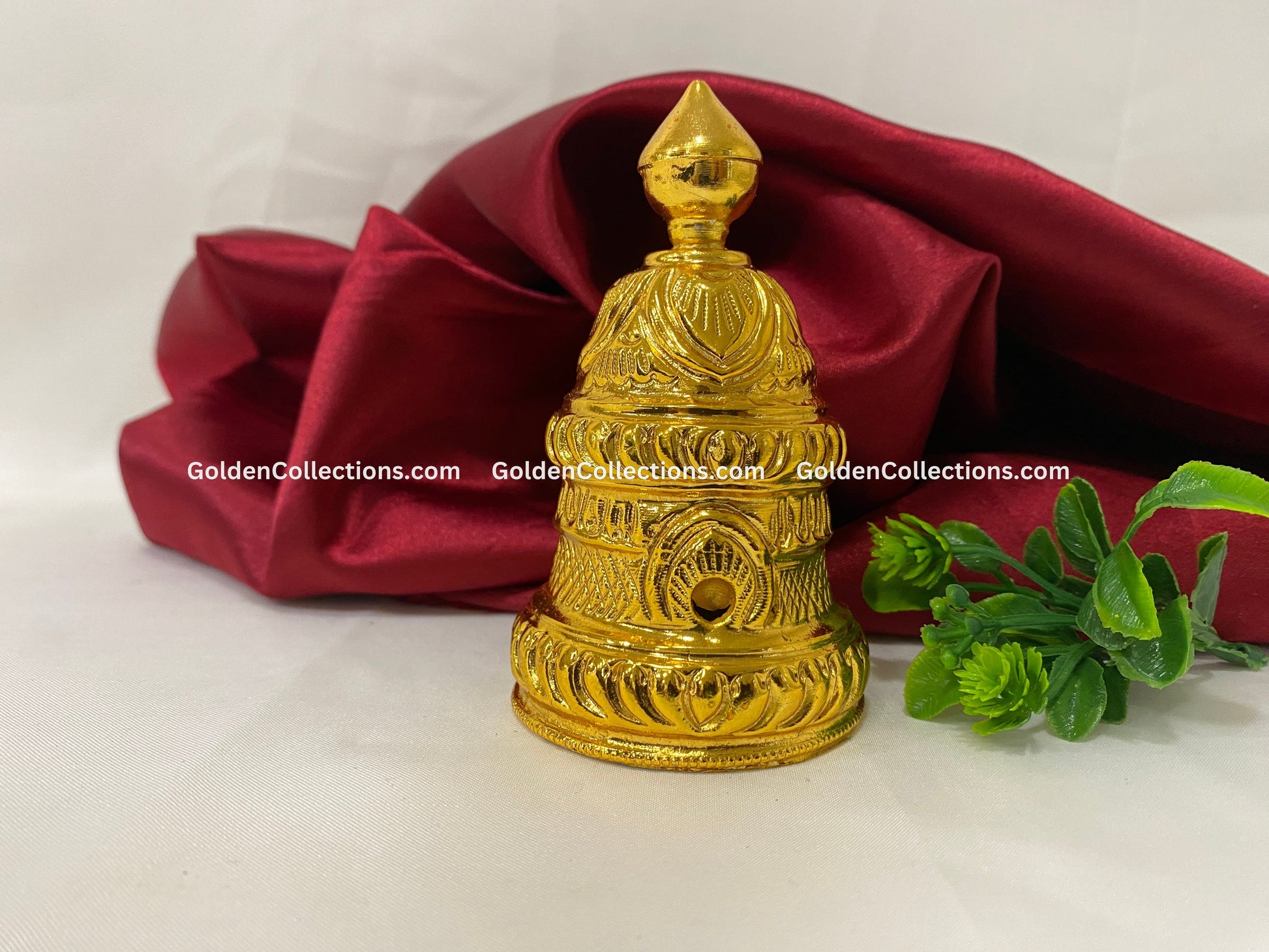 Deity Crown Mukut - Sacred Adornments - GoldenCollections DGC-005
