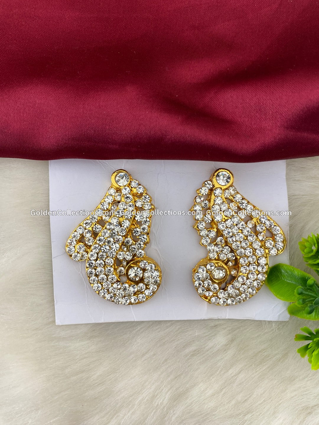 Deity Earrings - Ornate Adornments for Devotees - DGE-149