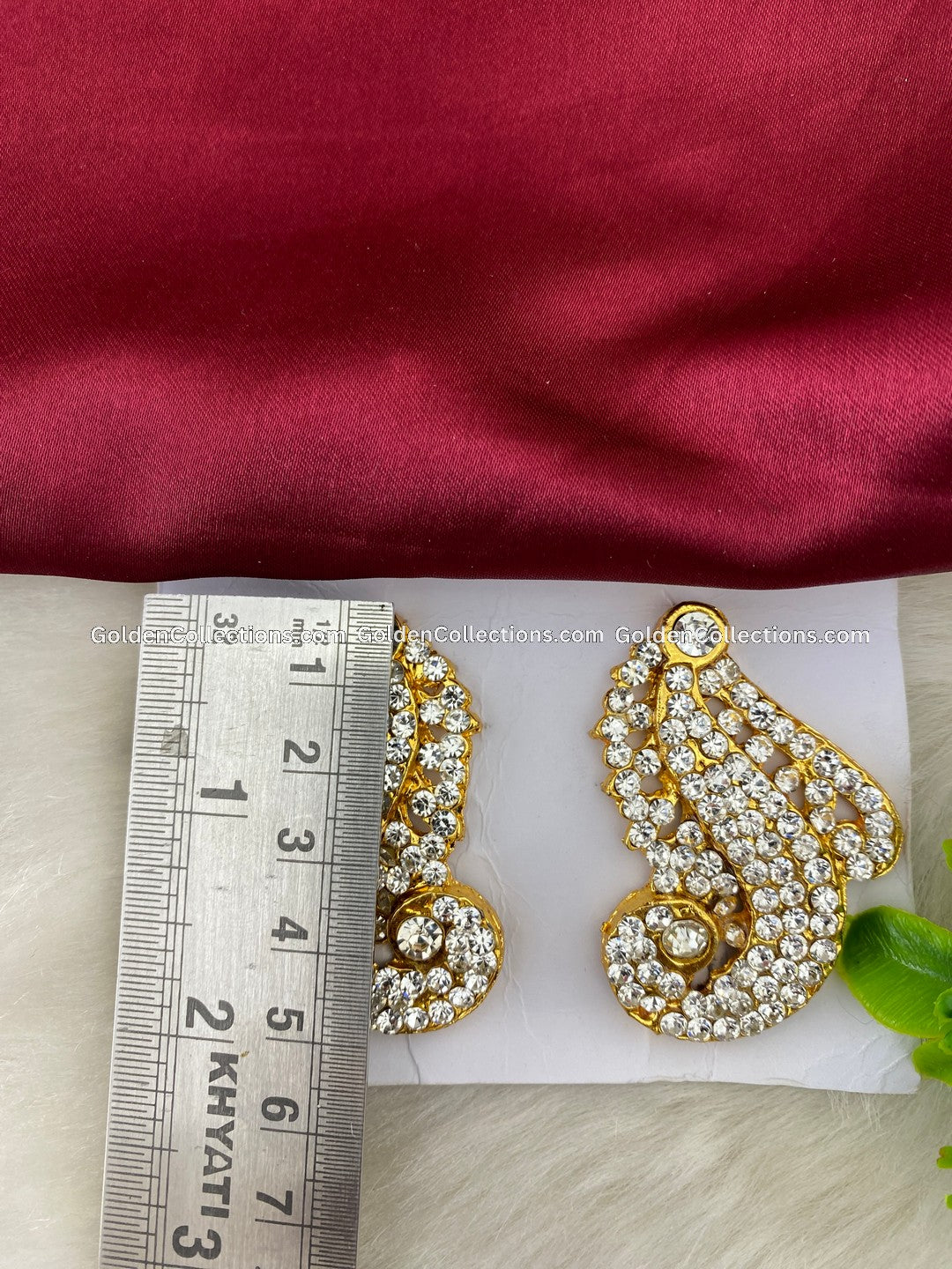 Deity Earrings - Ornate Adornments for Devotees - DGE-149 2