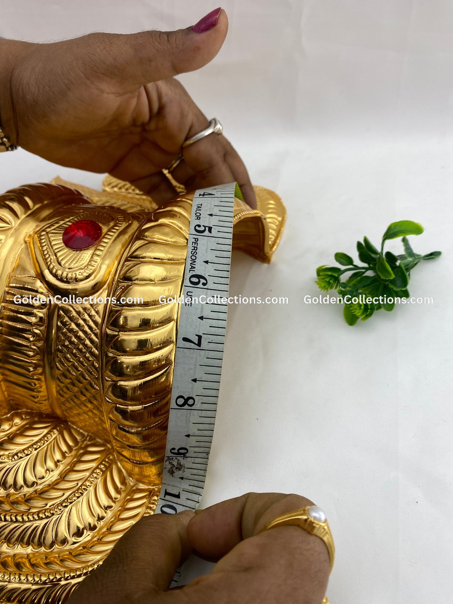 Deity God Goddess Jewellery Crown Mukut - GoldenCollections DGC-030 3