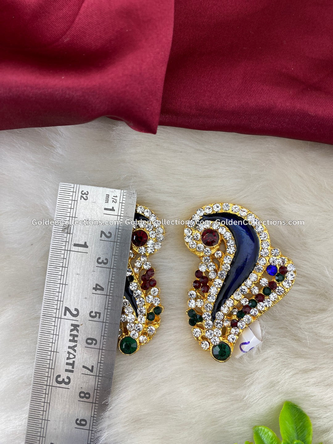Deity God Jewelry Karna Patkam - Elegance Redefined - DGE-114 2