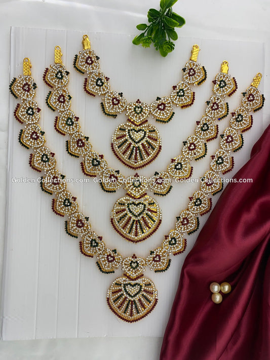 Deity Inspired Long Necklace - GoldenCollections DLN-005
