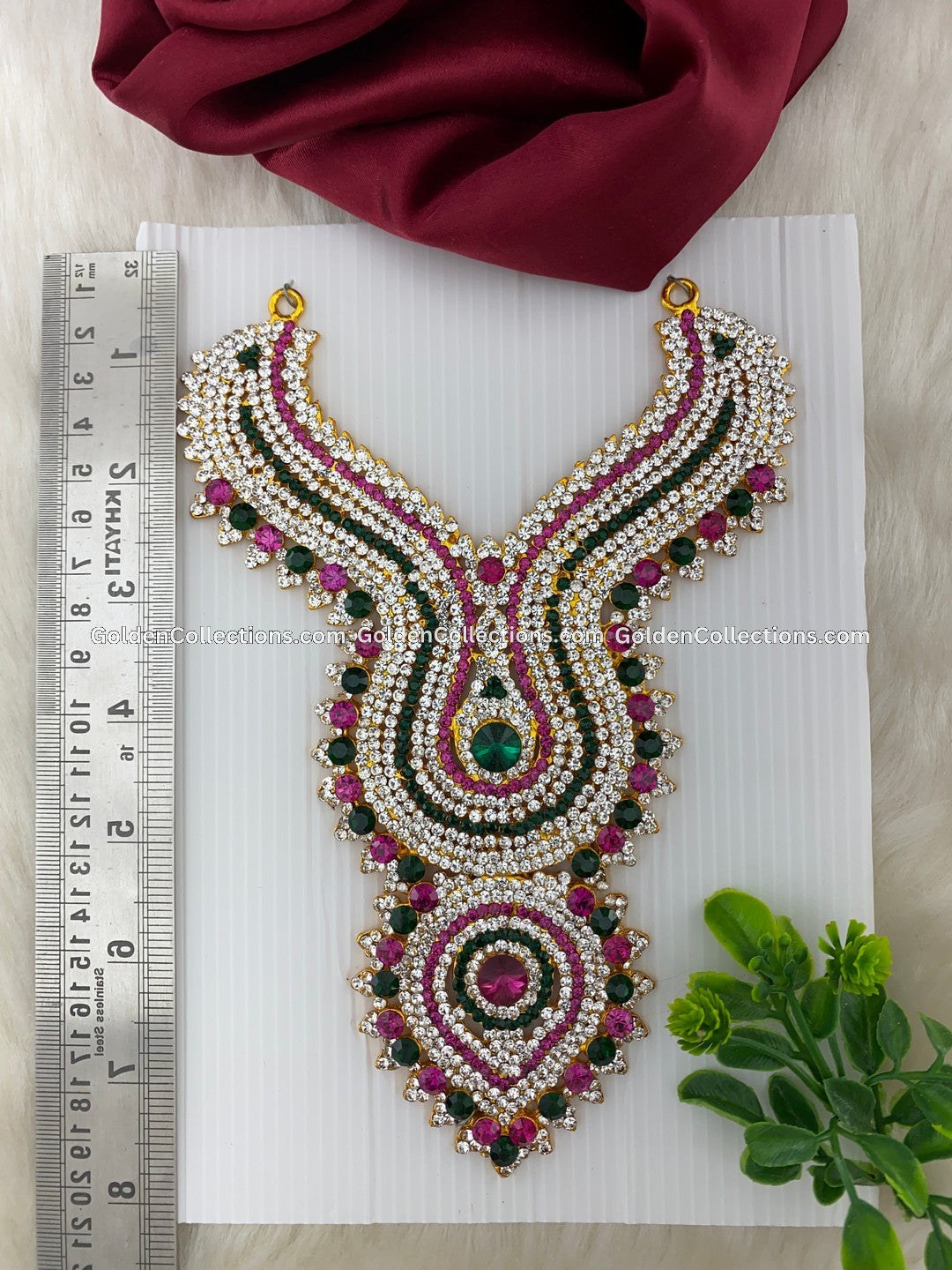 Deity Jewellery Set for Goddess Idol - Shop Now! DSN-065 2