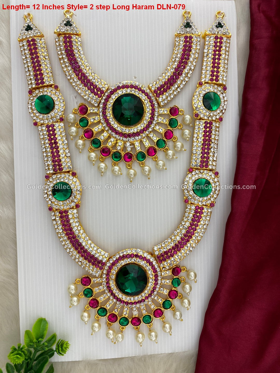 Deity Long Necklace - God Jewellery Set for Sale DLN-079