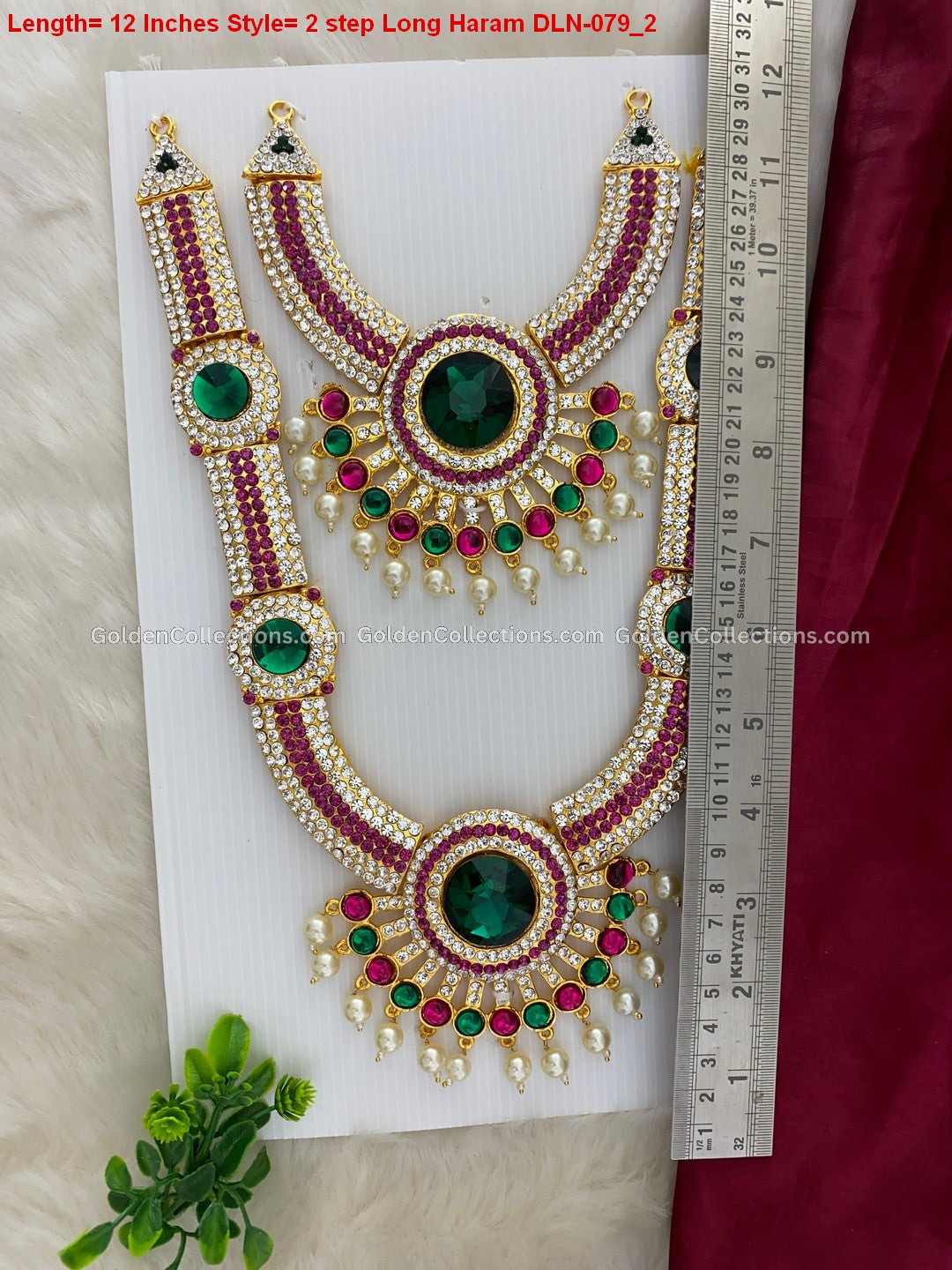 Deity Long Necklace - God Jewellery Set for Sale DLN-079 2