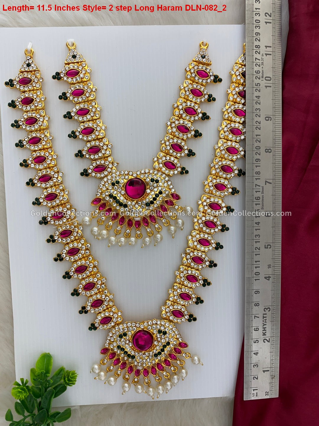 Deity Long Necklace for Varalakshmi - Buy Online DLN-082 2