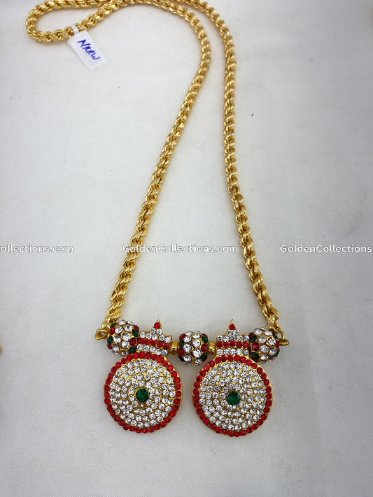 Deity Mangalsutra - Spiritual Adornments - GoldenCollections GPT-008