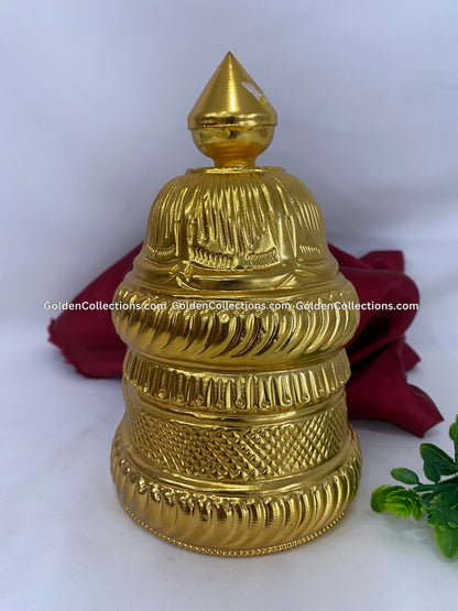 Divine Adornments for God Goddess Crown - GoldenCollections DGC-066