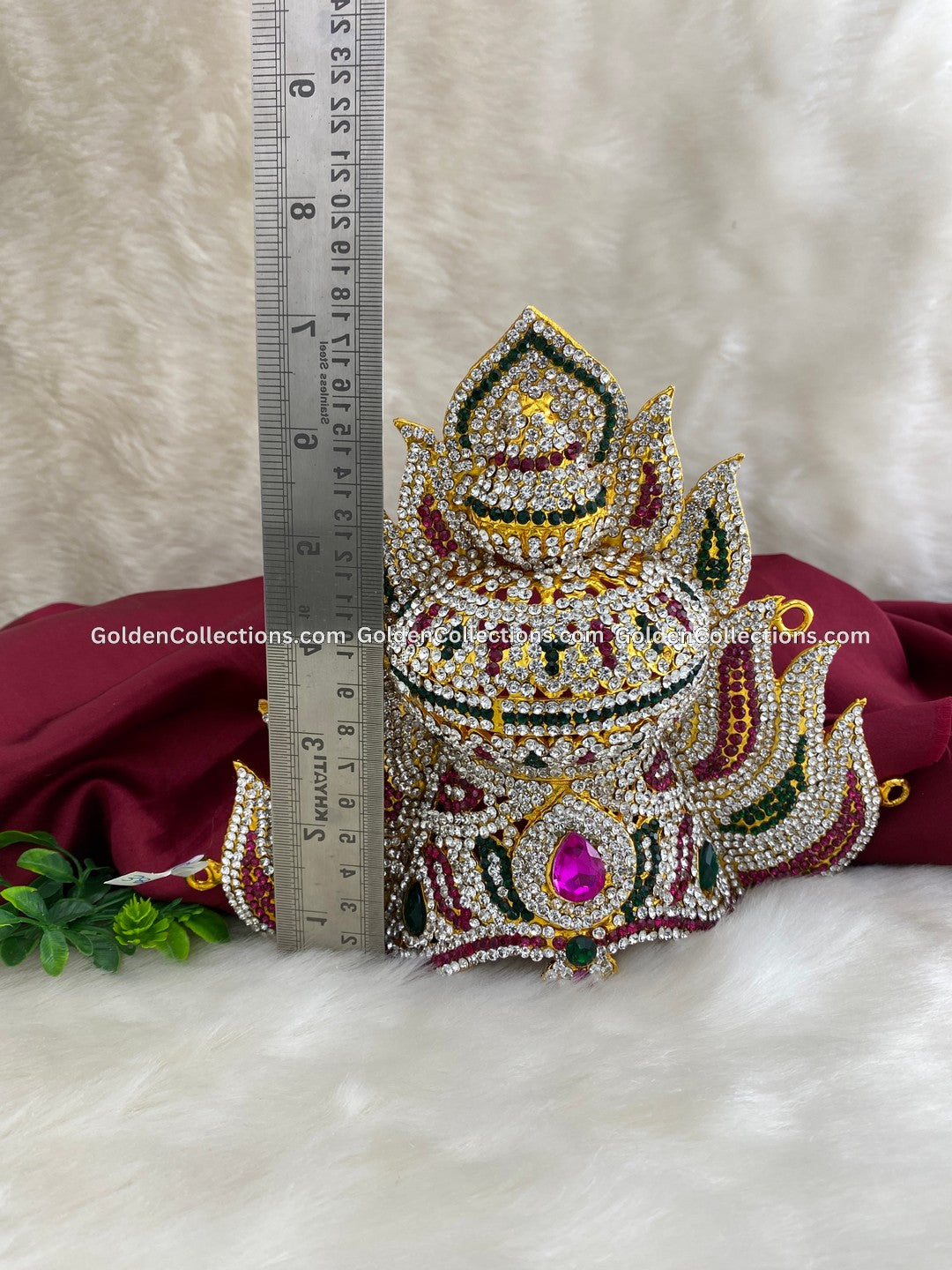 Divine Amman Kireedam Crown for Diety Alangaram - Buy Now - DGC-0187 2
