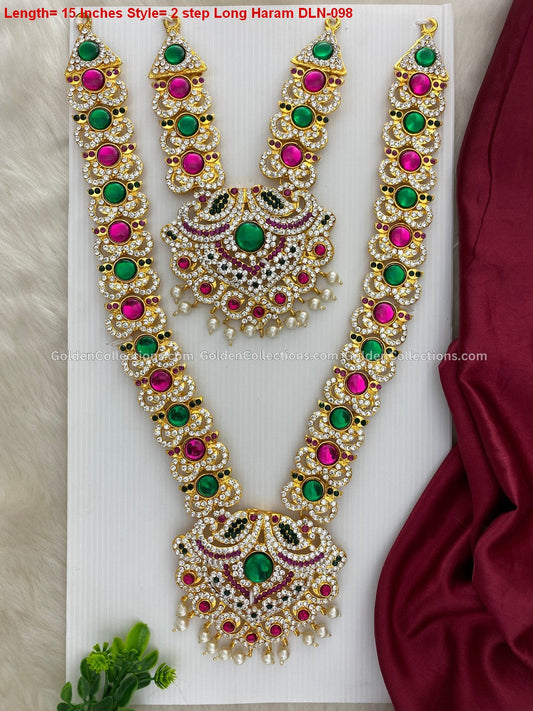 Divine Radiance Long Necklace - GoldenCollections DLN-098