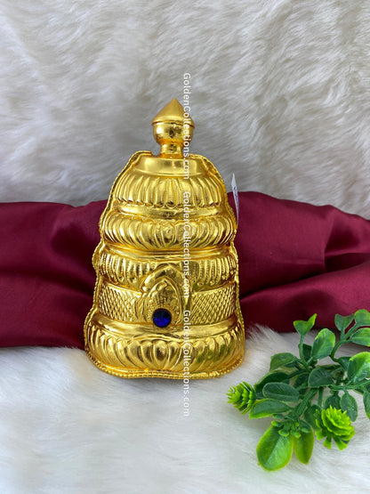 Divine Stone Gold Plated Mukut Kireedam - Buy Now - DGC-232