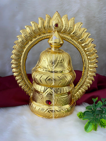 Divine Stone Gold Plated Mukut Kireedam - DGC-237