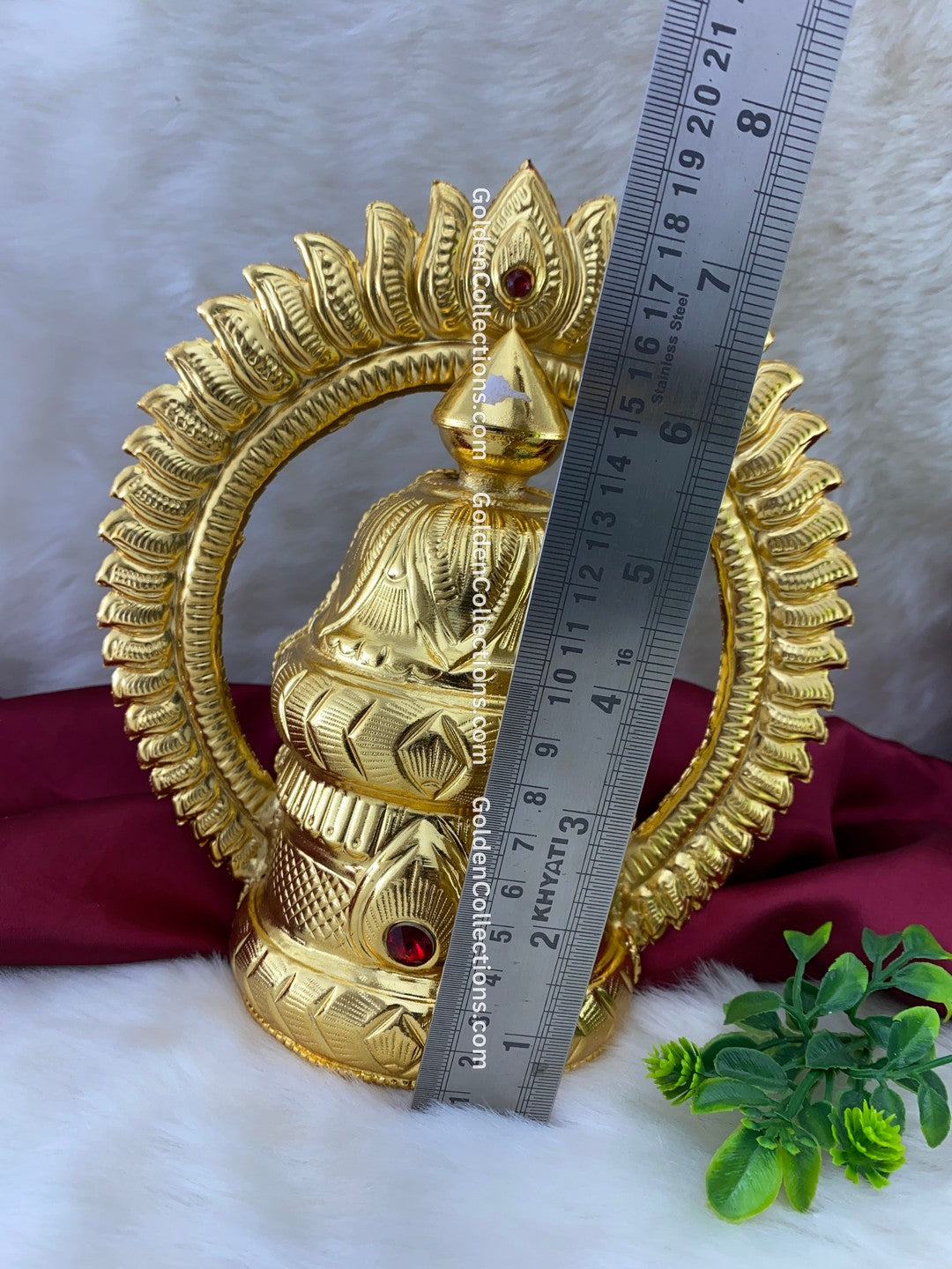 Divine Stone Gold Plated Mukut Kireedam - DGC-237 2
