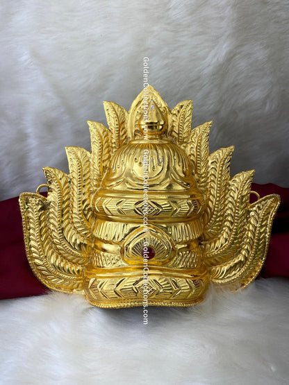 Divine Stone Gold Plated Mukut Kireedam - Online Shopping - DGC-222