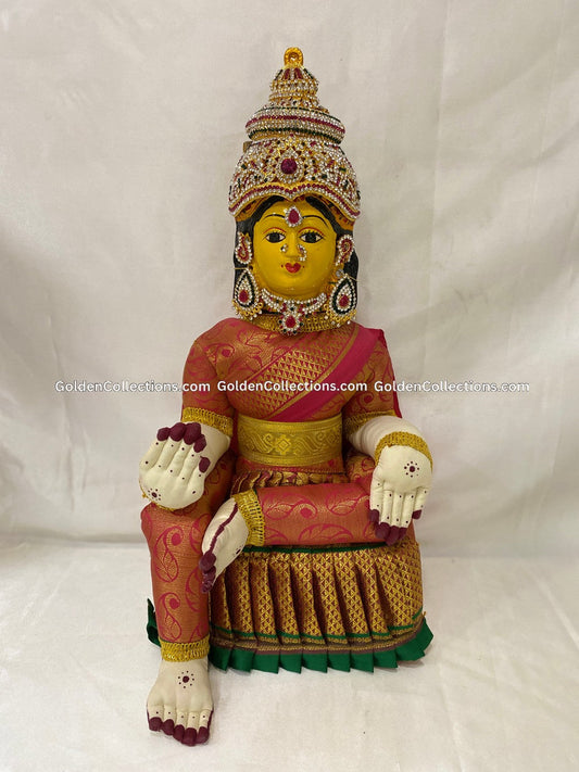 Varalakshmi Amman Idol Full Set 19 in Red VVD060 for Varalakshmi Vratham pooja image 1
