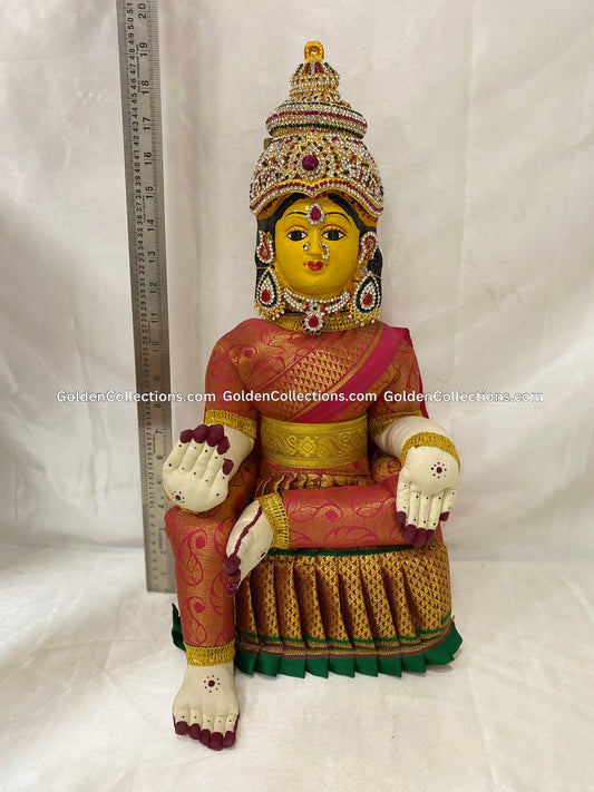 Varalakshmi Amman Idol Full Set 19 in Red VVD060 for Varalakshmi Vratham pooja image 2