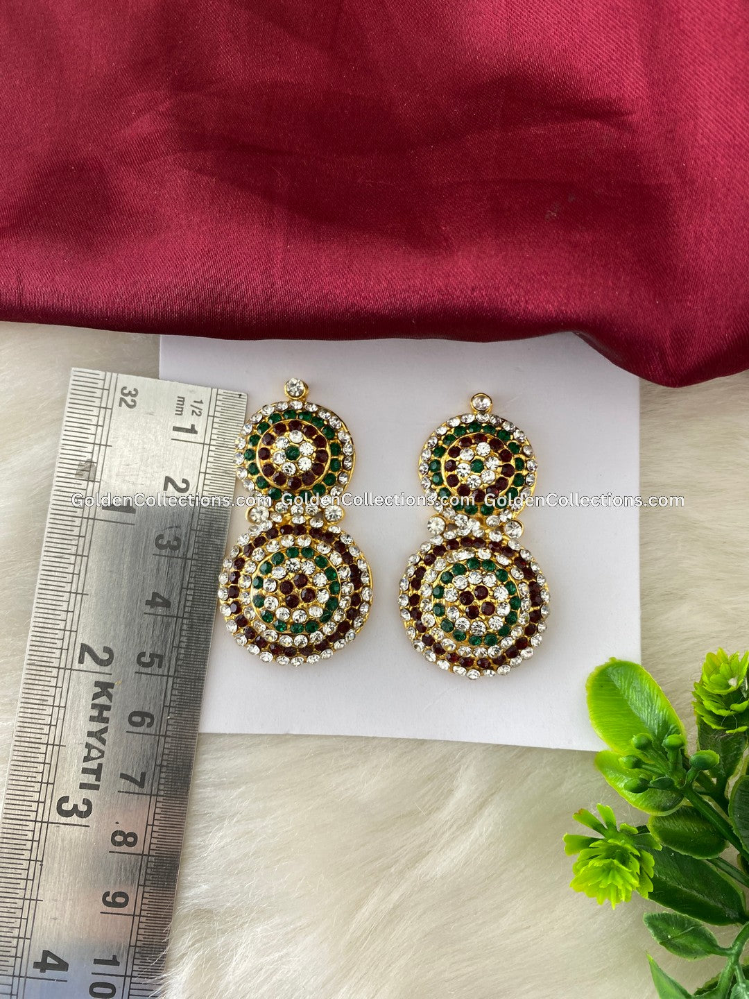 Ear Ornaments - Ornate Jewels for Devotees - DGE-164 2