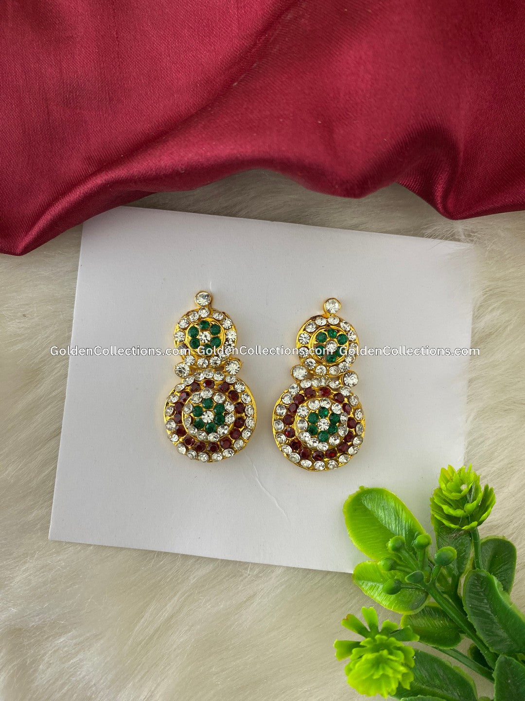 Earrings for Goddess - Ornate Divine Collection - DGE-179