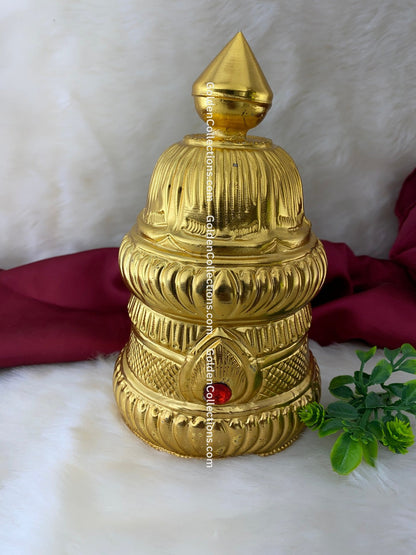 Exclusive: Buy Gold Plated Sacred Amman Kireedam Set - DGC-247
