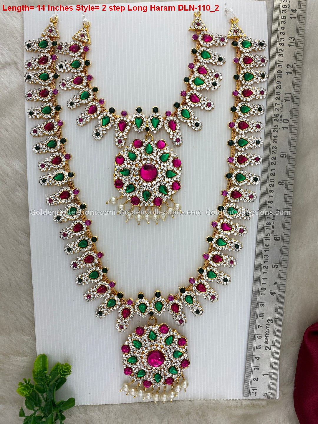 Exquisite Amman Long Necklace - DLN-110 2