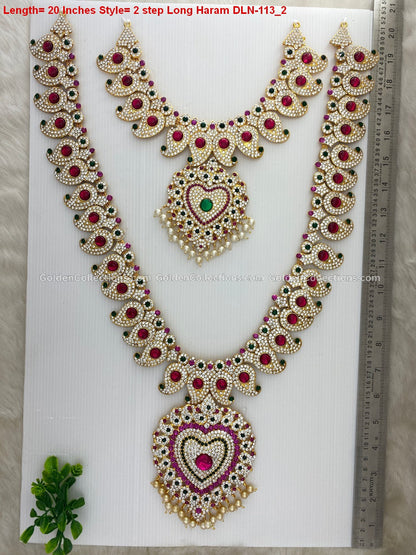 Exquisite Gold-Plated Deity Jewellery Set - DLN-113 2
