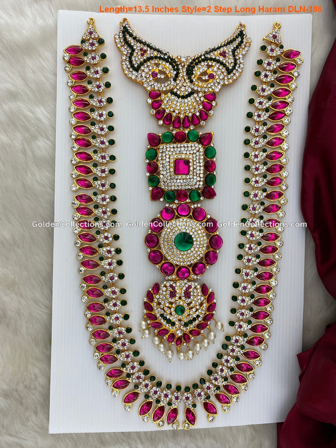 Exquisite Long Necklace Designs- Explore Stunning Varieties - DLN-186