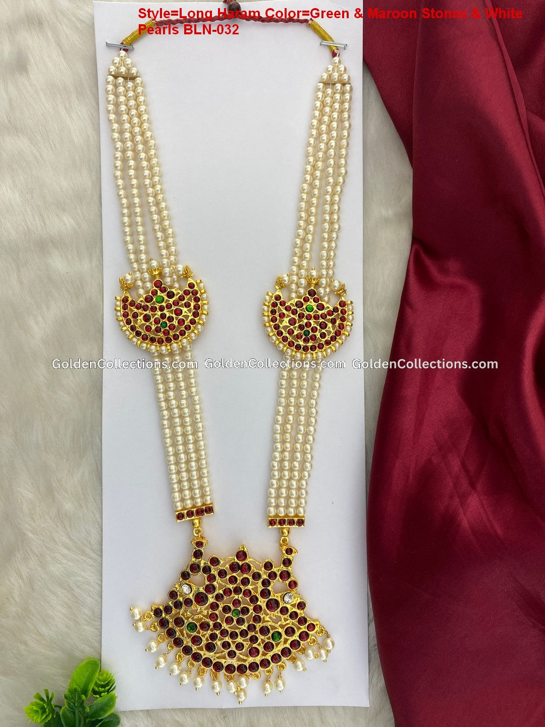 Find Your Perfect Bharatanatyam Long Necklace Bln032