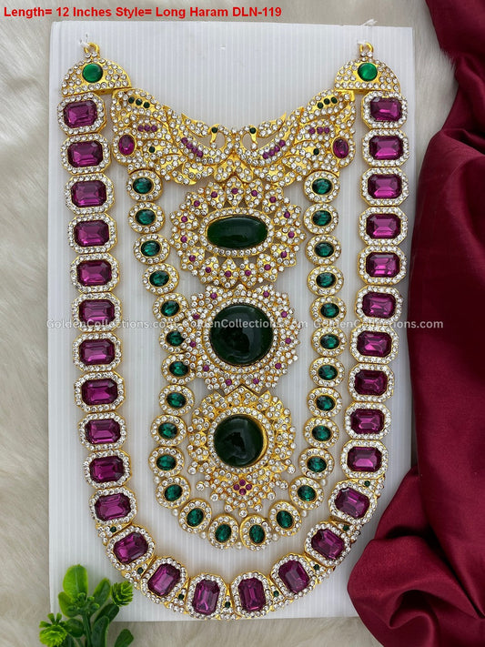 God Goddess Artificial Jewellery - Long Necklace Set DLN-119