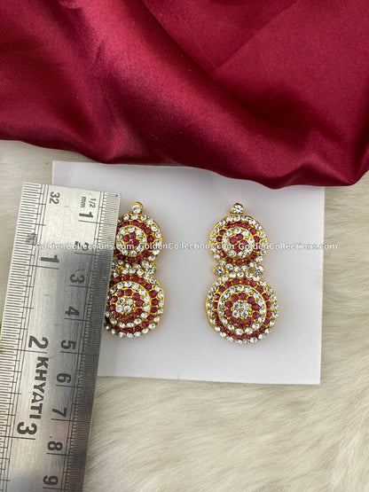 Goddess Amman Karna Pathakkam Jewellery Earrings - DGE-136 2