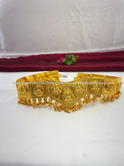 Goddess Lakshmi Waist Belt - Bharatanatyam Jewelry BWB-014 3