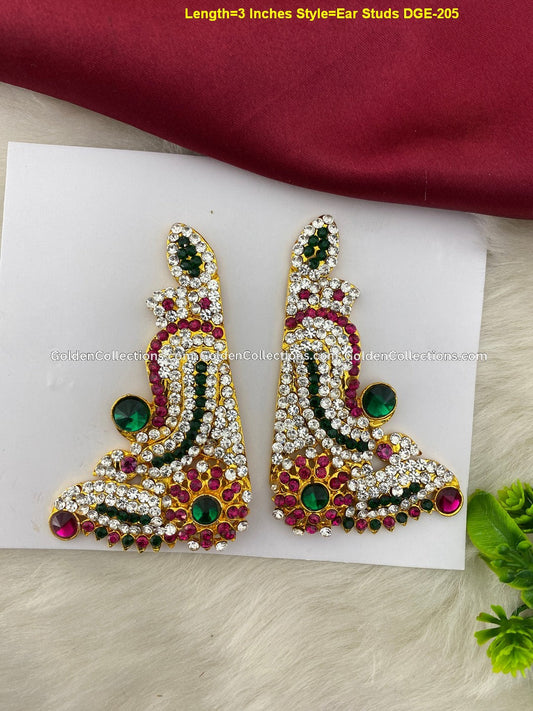 Goddess ear ornaments adornments - GoldenCollections DGE-205