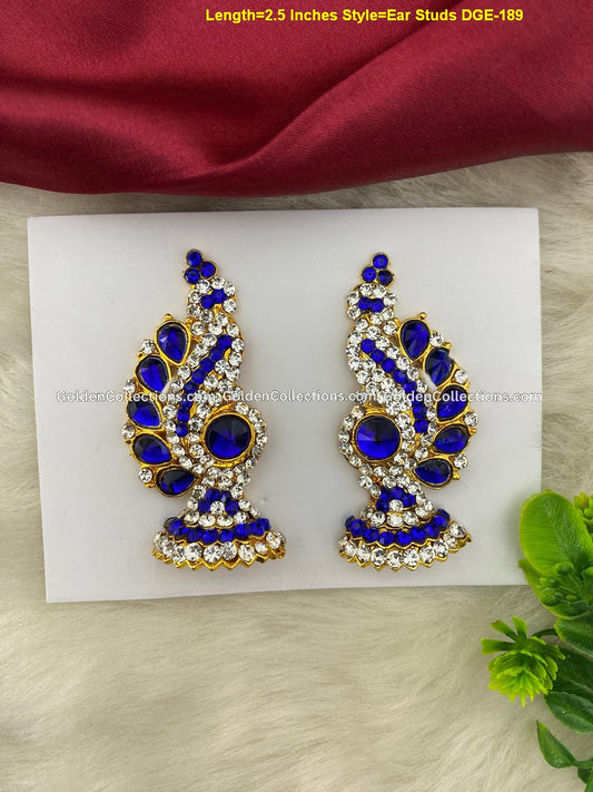 Goddess ear studs accessories - GoldenCollections DGE-189
