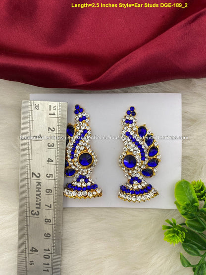 Goddess ear studs accessories - GoldenCollections DGE-189 2