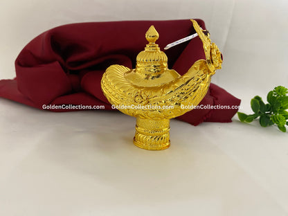 Gold Plated Crown Mukut for God Goddess - GoldenCollections DGC-037 2