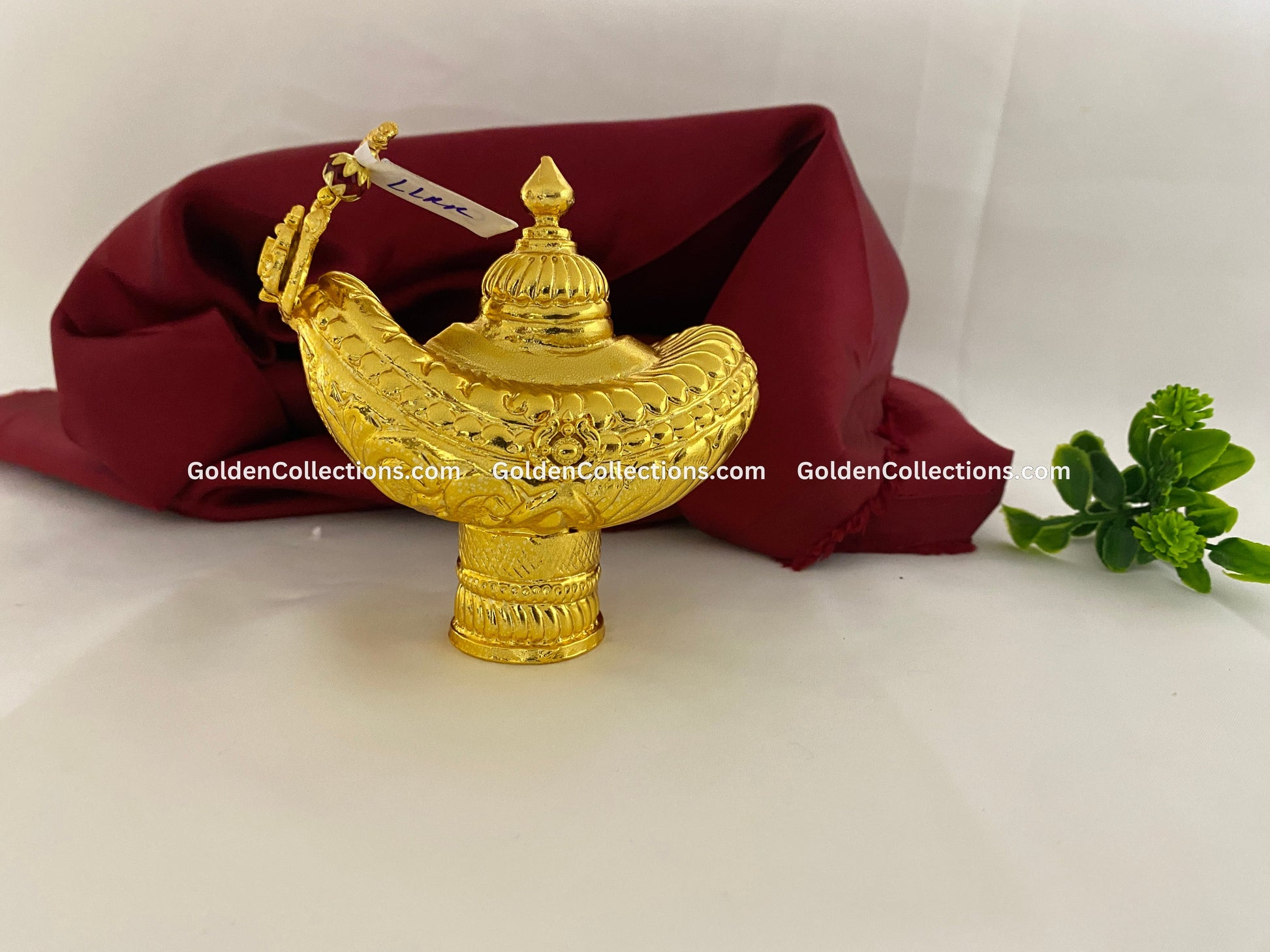 Gold Plated Crown Mukut for God Goddess - GoldenCollections DGC-037 3