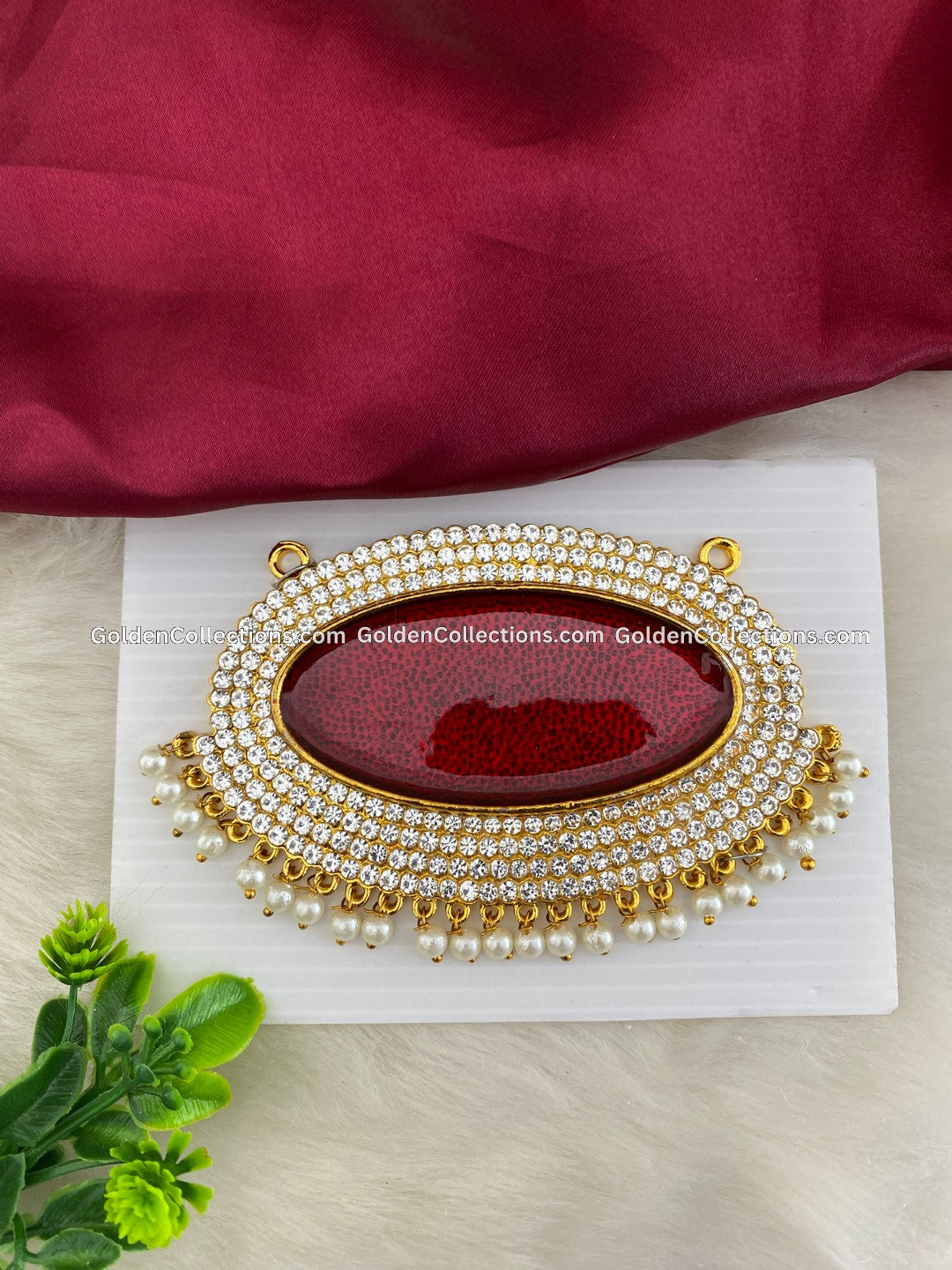 Gold-Plated Temple Locket - Buy Now for Idol Decor DGP-105