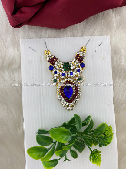 Golden Collections of Deity Stone Necklace - DSN-126