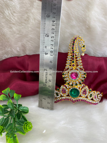 GoldenCollections: Divine Amman Kireedam Crown - Buy Online - DGC-0177 2