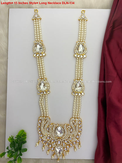 GoldenCollections Temple Deity Long Necklace - DLN-134