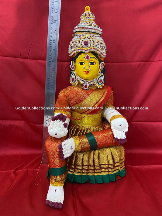 Varalakshmi Amman Idol Full Set 19 in Red VVD070 for Varalakshmi Vratham pooja image 2
